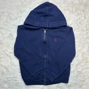 Polo by Ralph Lauren Hoodie Zippered Blue Size 7